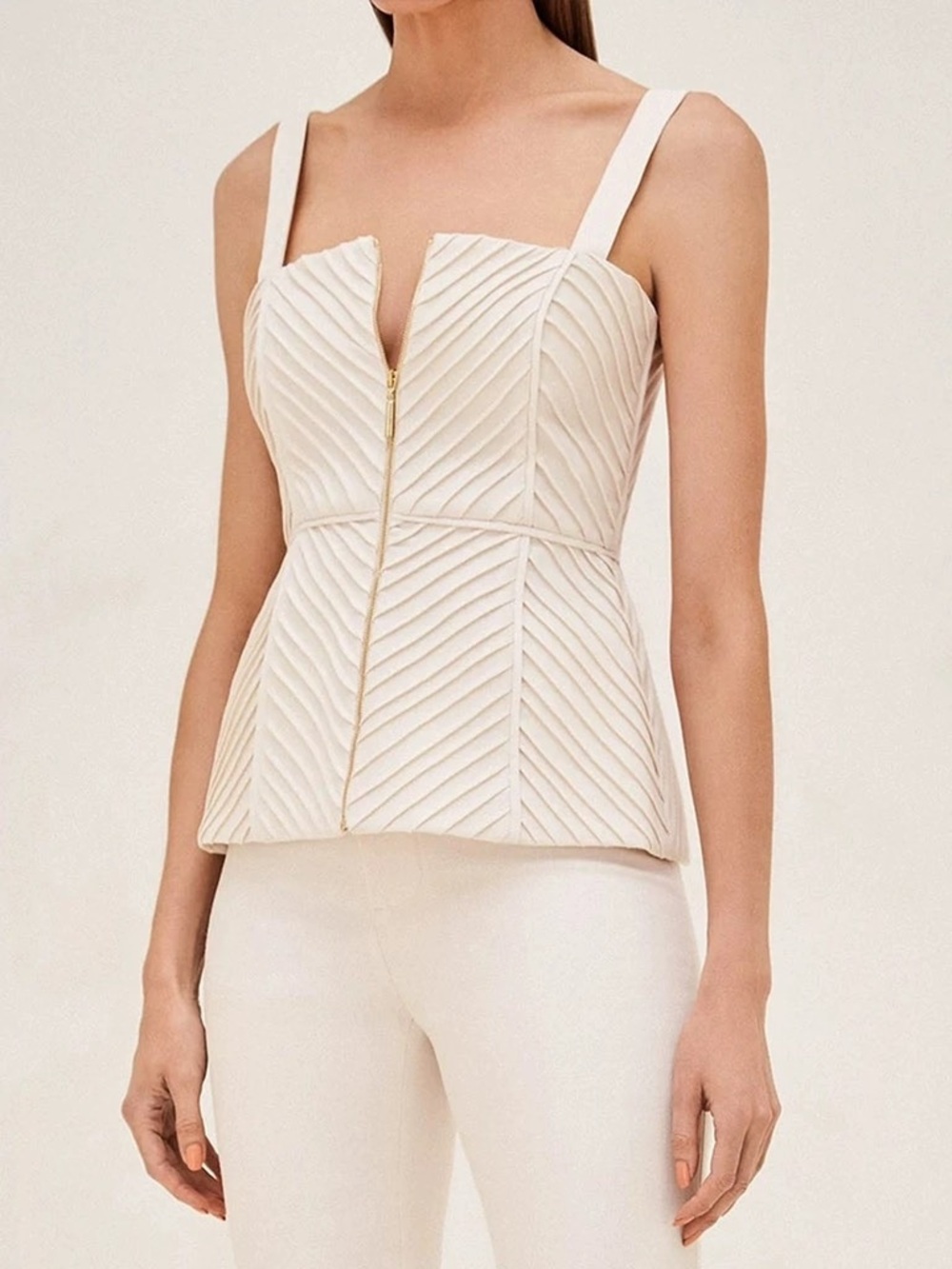 NWOT Alexis Irving Top - Ivory / Cream